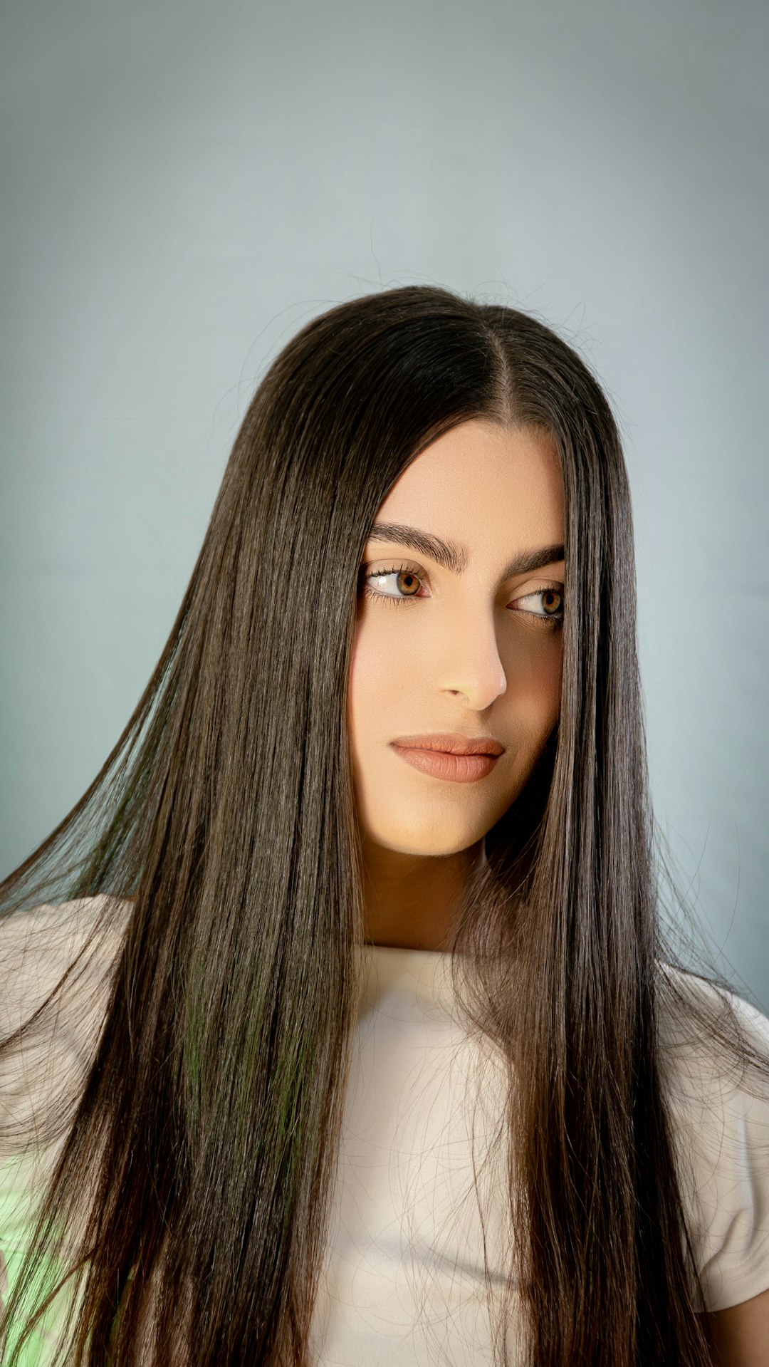 Woman with healthy hair